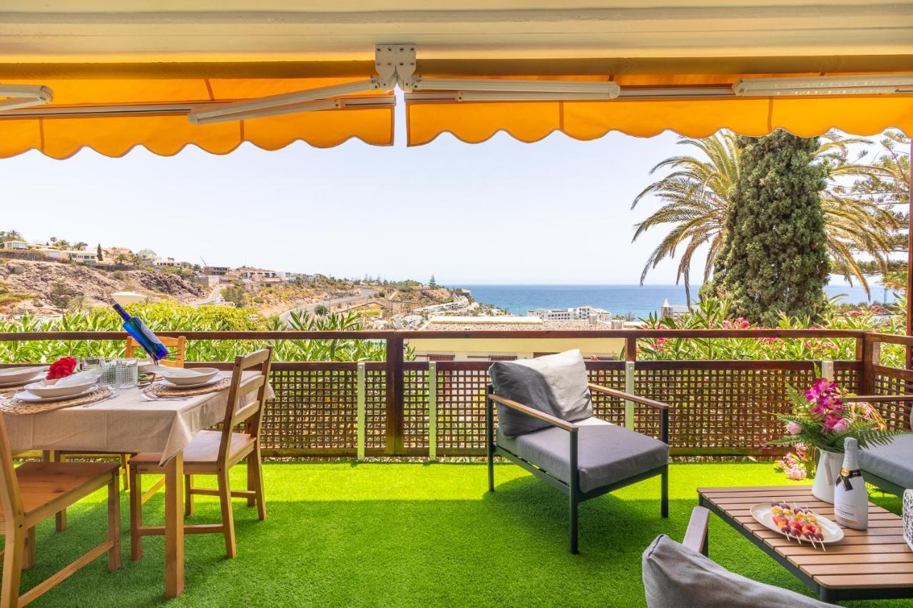 Increible Terraza con vistas al mar en San Agustín (3 hab) Exterior foto