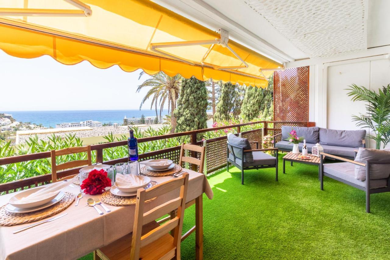 Increible Terraza con vistas al mar en San Agustín (3 hab) Exterior foto